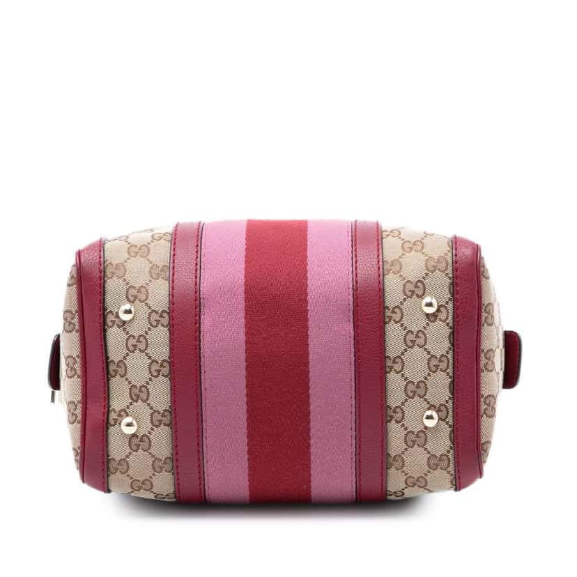 Gucci Small GG Canvas Web Joy Boston Bag Beige Canvas Very good condition - Inside View