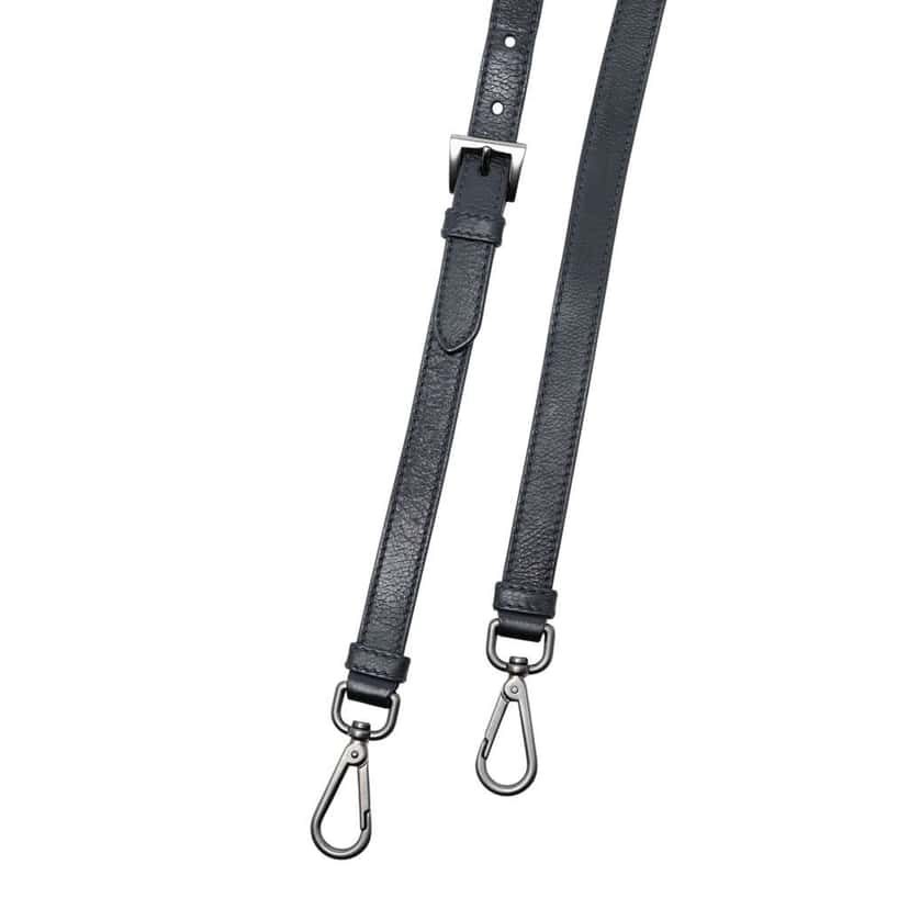 Prada Leather Bag Strap Grey Leather Very good condition - Back View