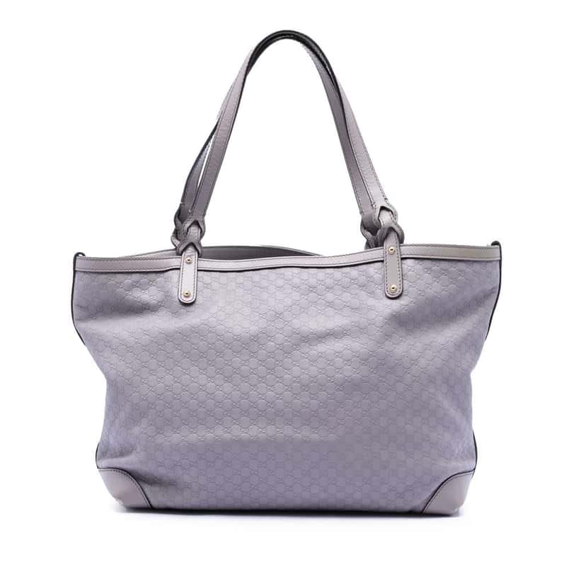 Gucci Medium Microguccissima Craft Tote Purple Leather Very good condition - Front View