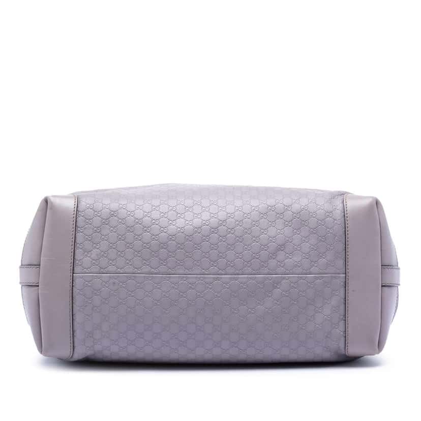 Gucci Medium Microguccissima Craft Tote Purple Leather Very good condition - Inside View