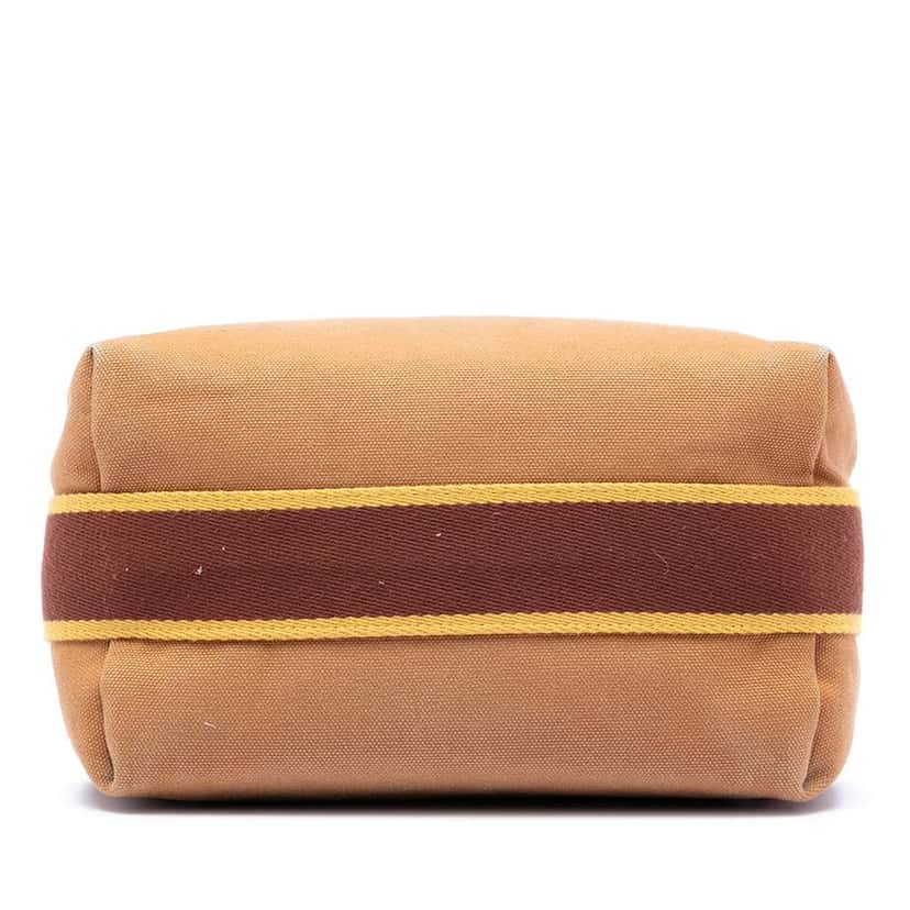 Hermès Small Toile Bride A Brac Case Brown Canvas Very good condition - Inside View