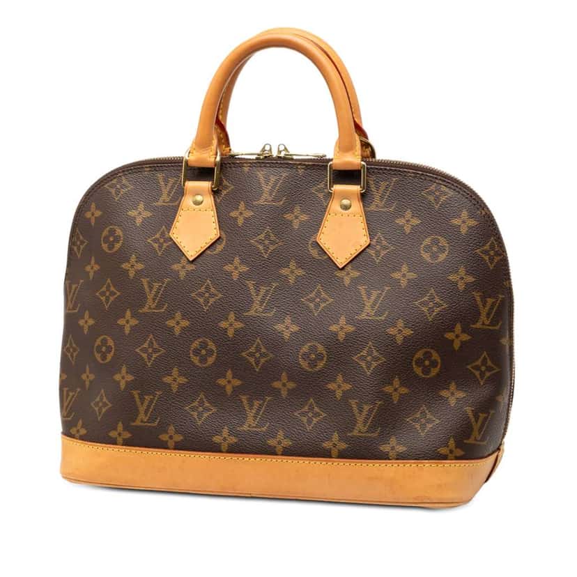 Louis Vuitton Monogram Alma PM Brown Very good condition - Back View