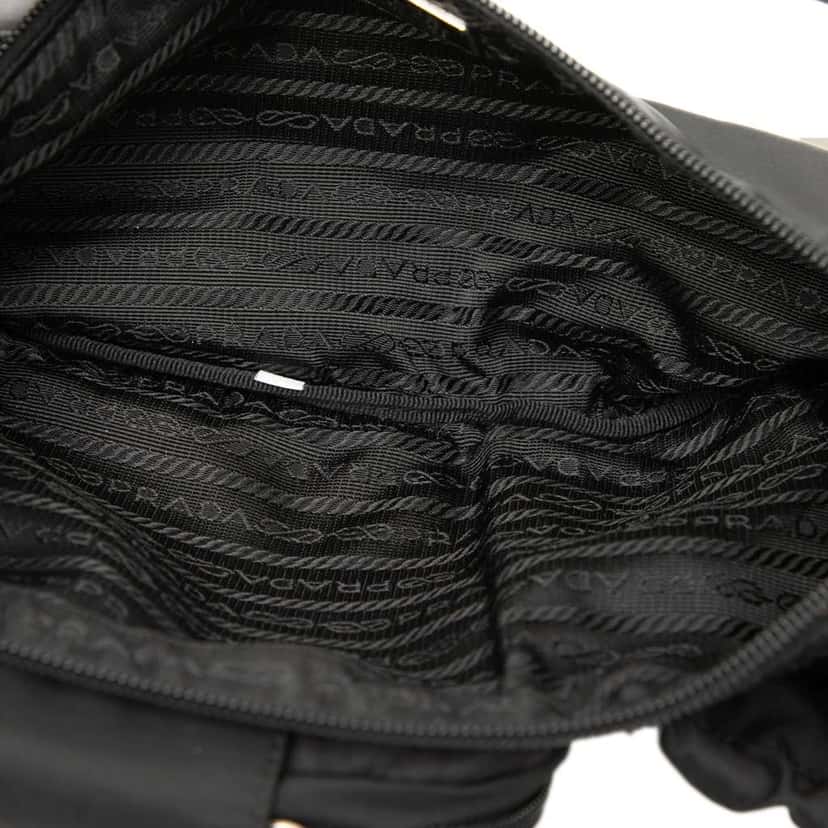 Prada Tessuto Multi Pocket Belt Bag Black Very good condition - Model View