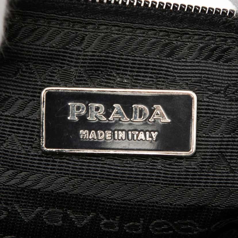 Prada Tessuto Multi Pocket Belt Bag Black Very good condition - Box View