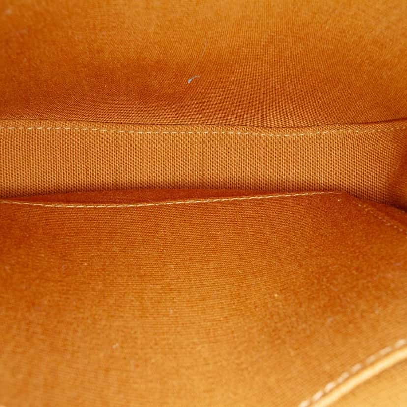 Celine Mini Triomphe Coated Canvas Besace Crossbody Brown Canvas Very good condition - Model View