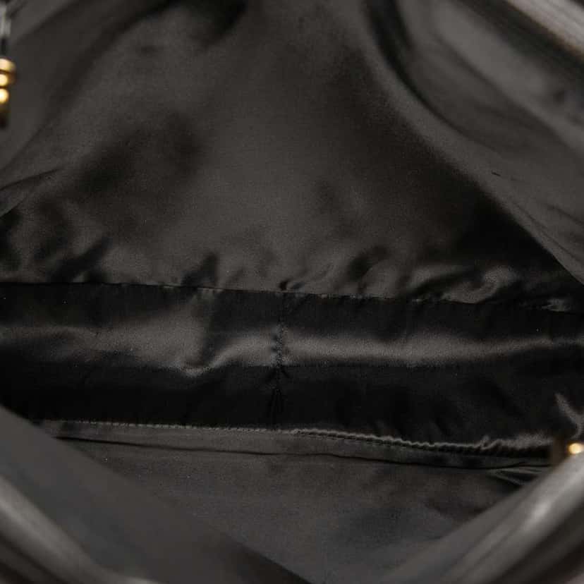 Chanel CC Quilted Lambskin Front Pocket Tote Brown Leather Very good condition - Model View