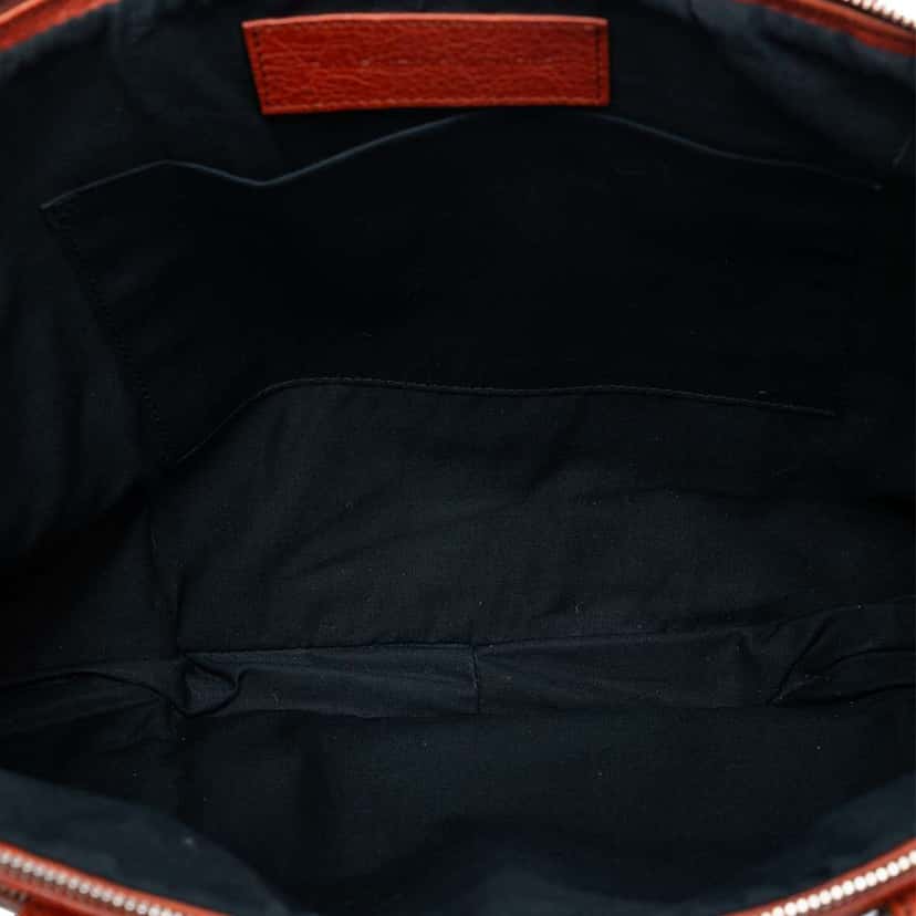 Balenciaga Lambskin Motocross Giant 12 Briefcase Red Leather Very good condition - Model View