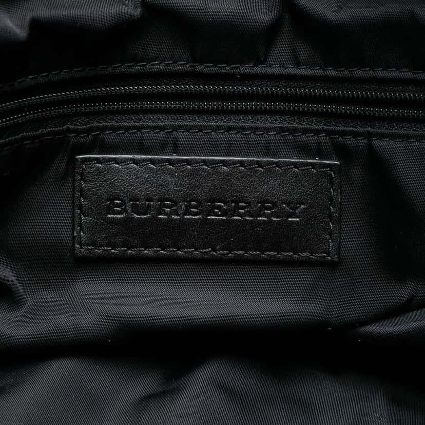 Burberry Supernova Check Nylon Buckleigh Tote Red Very good condition - Box View