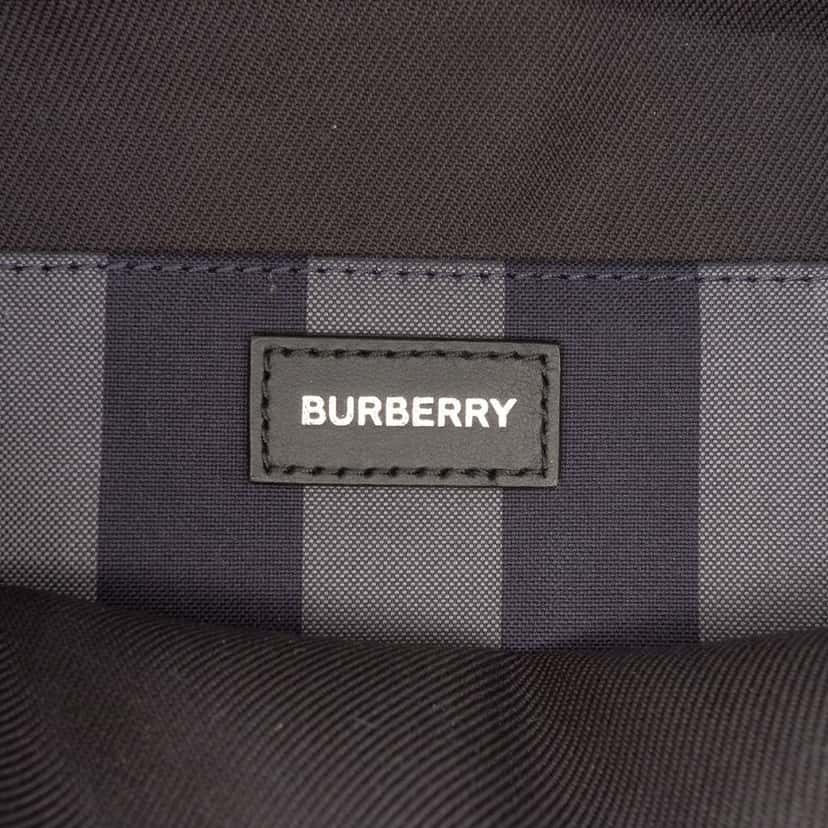 Burberry Giant Check Nylon Vertical Paddy Crossbody Blue Very good condition - Box View