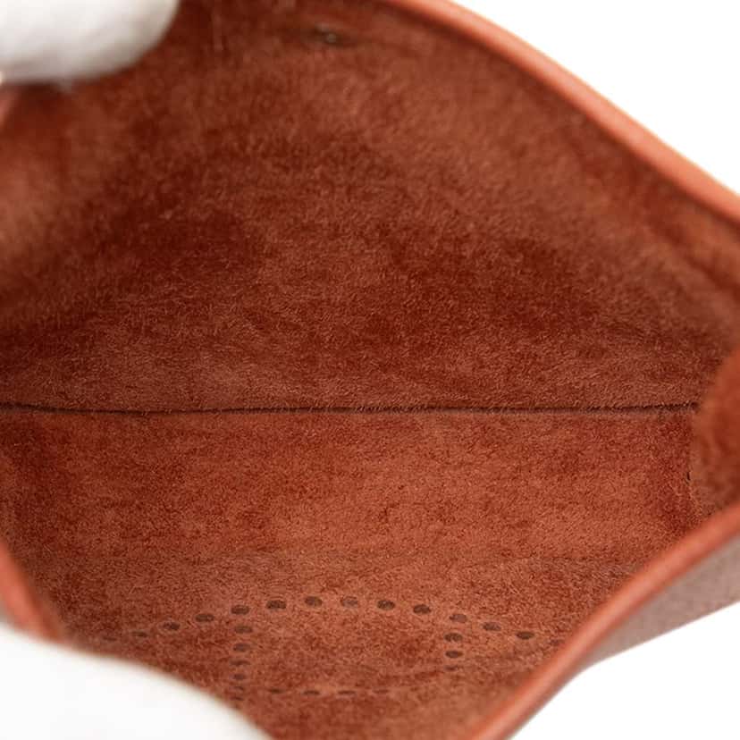 Hermès Clemence Maxi Quadrille Evelyne I TPM Brown Leather Very good condition - Model View