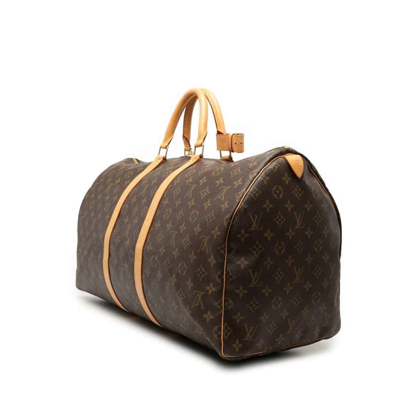 Louis Vuitton Monogram Keepall 55 Brown Very good condition - Back View