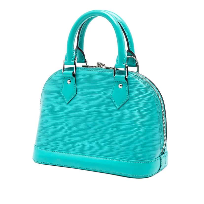 Louis Vuitton Epi Alma BB Blue Leather Very good condition - Back View