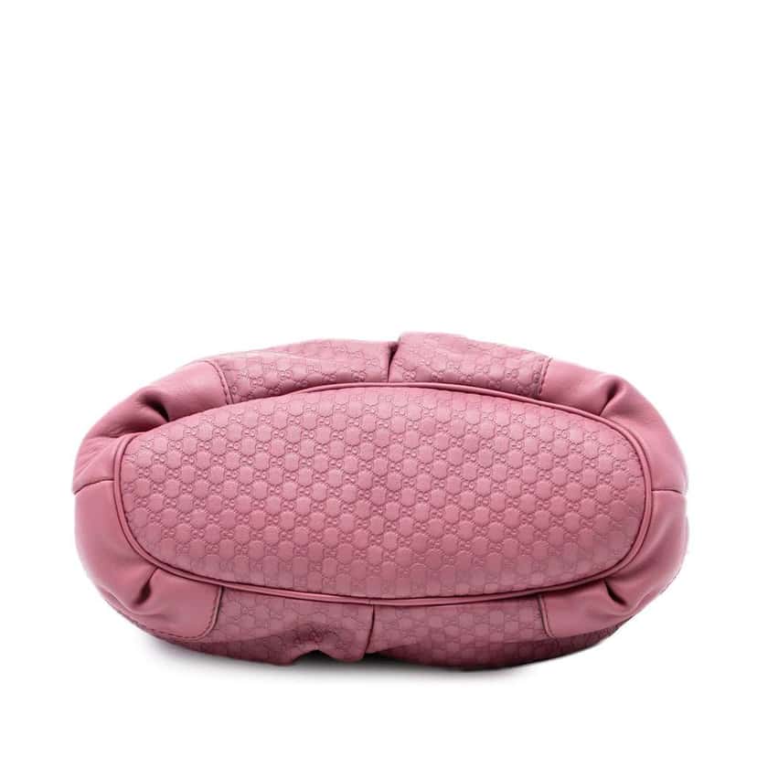 Gucci Microguccissima Sukey Satchel Pink Leather Very good condition - Inside View