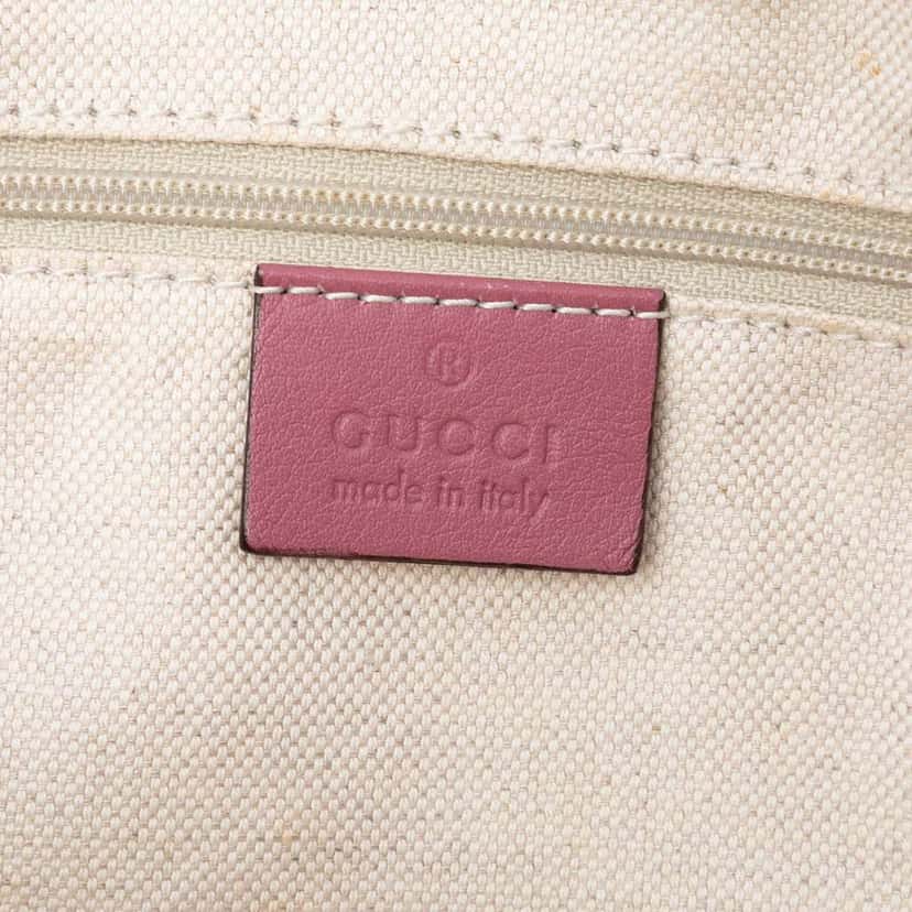 Gucci Microguccissima Sukey Satchel Pink Leather Very good condition - Box View