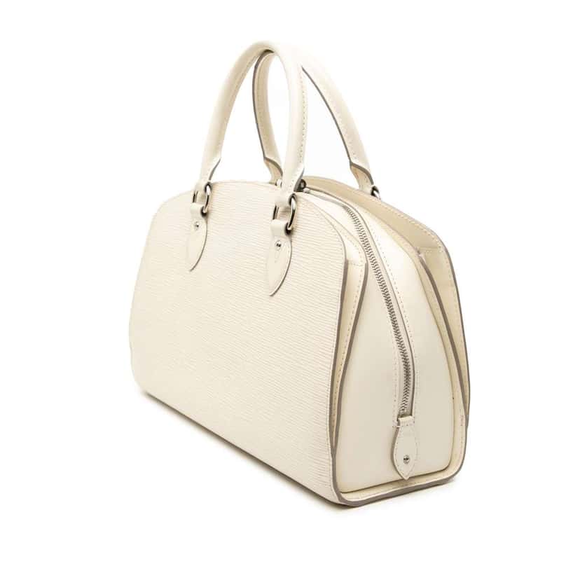 Louis Vuitton Epi Pont Neuf PM White Leather Very good condition - Back View