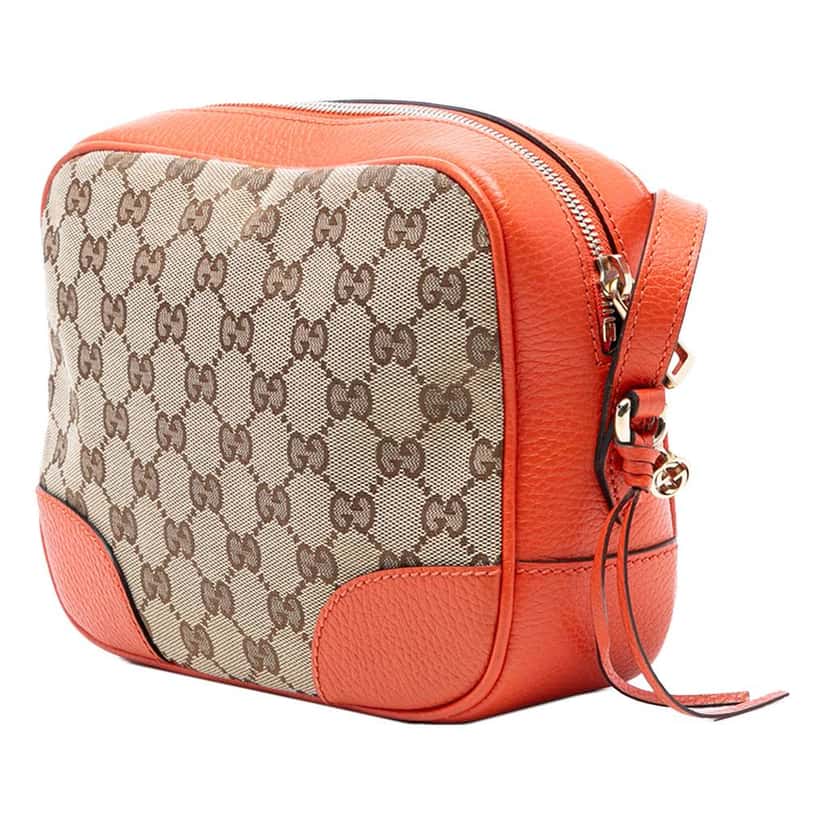 Gucci GG Canvas Bree Crossbody Beige Canvas Very good condition - Back View