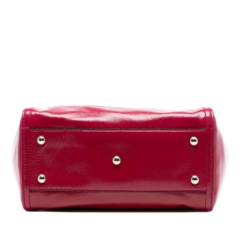 Gucci Small Patent Soho Satchel Pink Leather Very good condition - Inside View