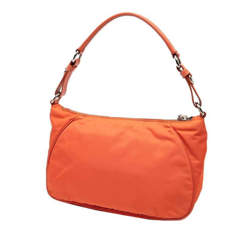 Prada Tessuto Shoulder Bag Orange Very good condition - Back View