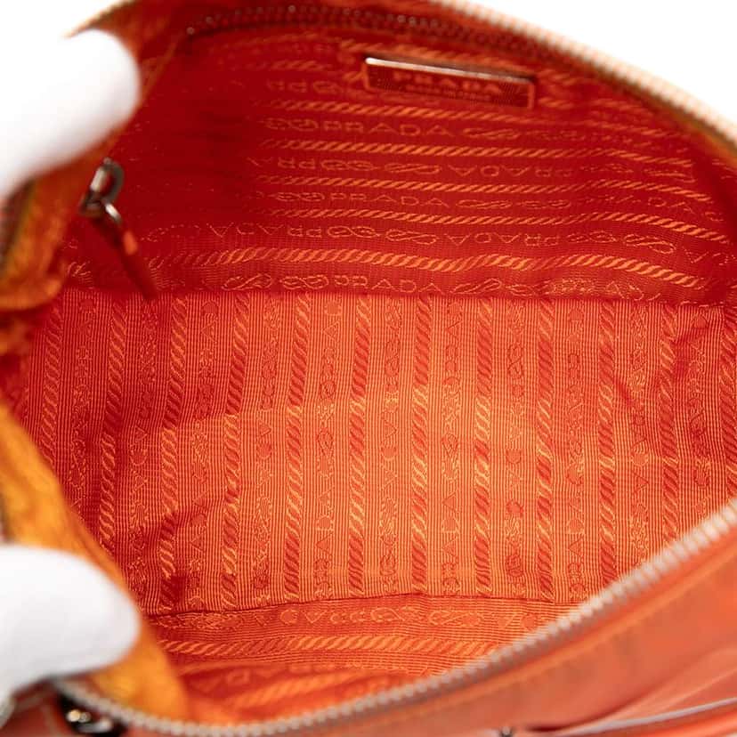 Prada Tessuto Shoulder Bag Orange Very good condition - Model View