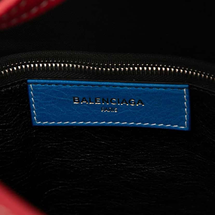 Balenciaga S Lambskin Bazar Shopper Tote Red Leather Very good condition - Box View