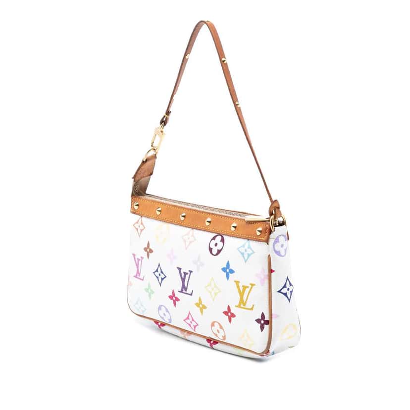 Louis Vuitton Monogram Multicolore Pochette Accessoires White Very good condition - Back View