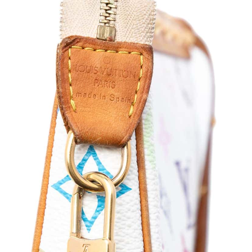 Louis Vuitton Monogram Multicolore Pochette Accessoires White Very good condition - Box View