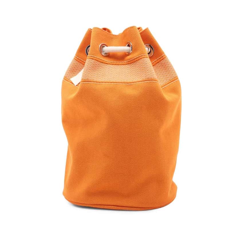 Hermès Toile Sac Marin Recif MM Orange Canvas Very good condition - Front View