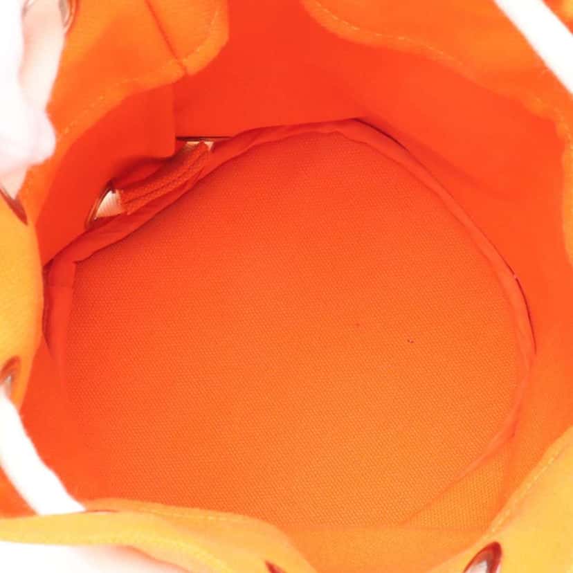 Hermès Toile Sac Marin Recif MM Orange Canvas Very good condition - Inside View