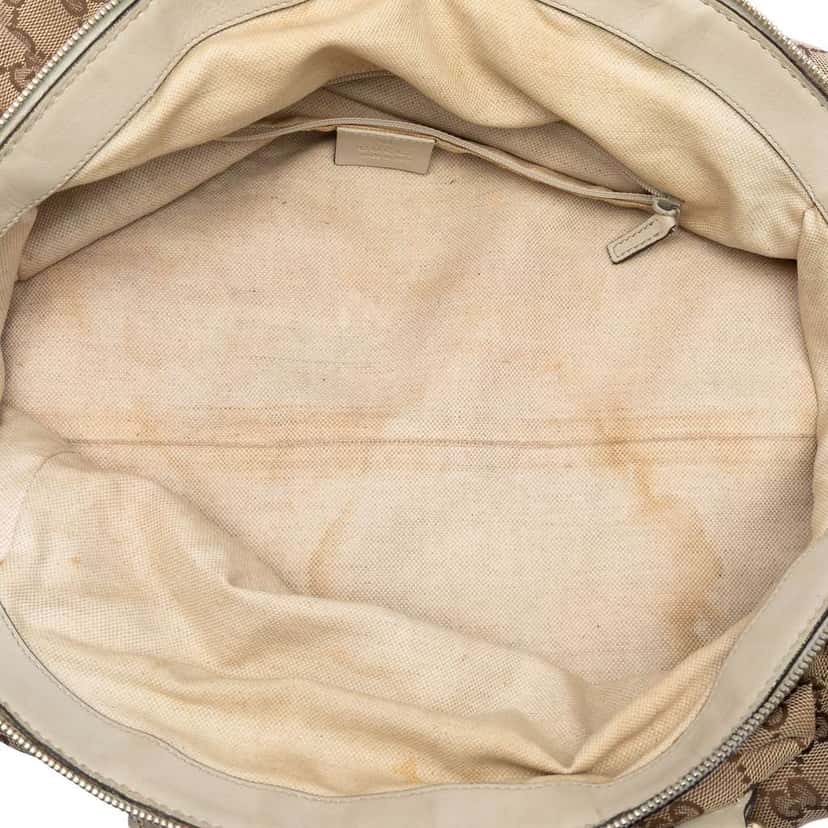 Gucci GG Canvas Sukey Satchel Beige Canvas Very good condition - Model View