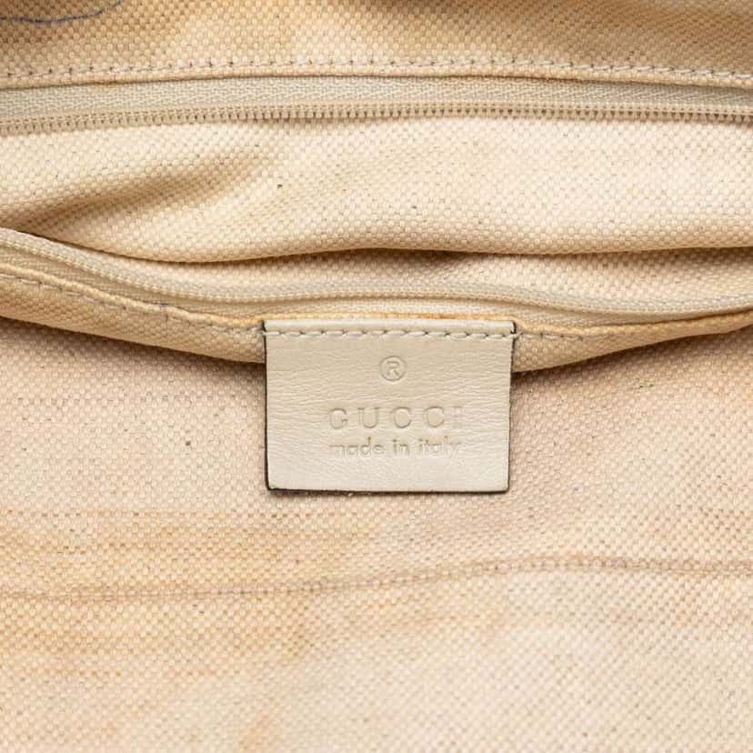 Gucci GG Canvas Sukey Satchel Beige Canvas Very good condition - Box View