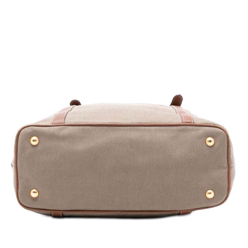 Prada Canvas Canapa Logo Satchel Beige Very good condition - Inside View