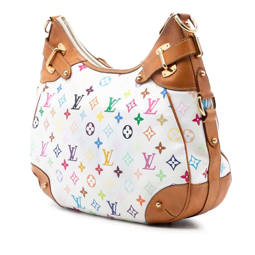 Louis Vuitton Monogram Multicolore Greta White Very good condition - Back View