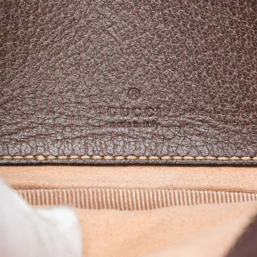 Gucci Mini GG Supreme Web Ophidia Triple Zip Crossbody Beige Canvas Very good condition - Box View