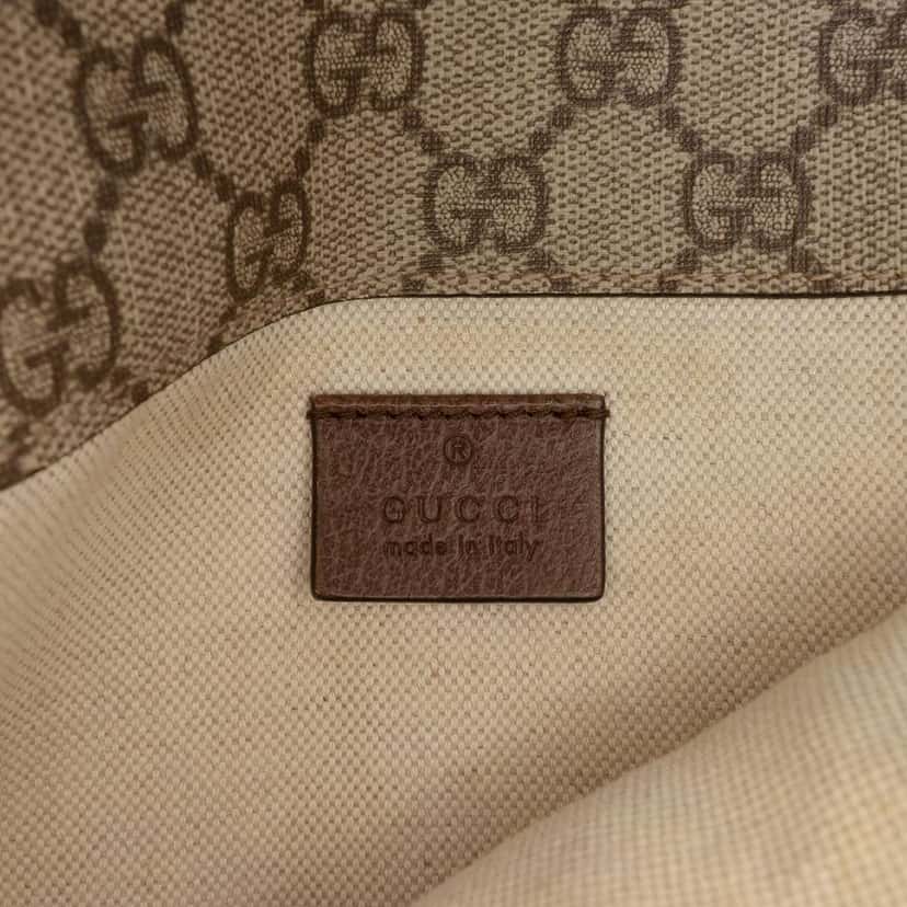 Gucci GG Supreme Web Neo Vintage Belt Bag Beige Very good condition - Box View