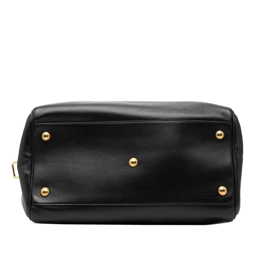 Saint Laurent Leather Classic Duffle 6 Satchel Black Leather Very good condition - Inside View