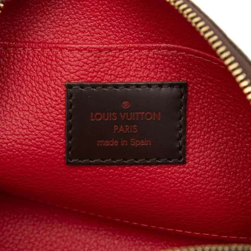 Louis Vuitton Damier Ebene Cosmetic Pouch Brown Very good condition - Box View