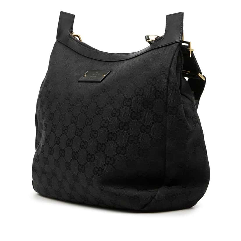 Gucci GG Canvas Crossbody Black Canvas Very good condition - Back View