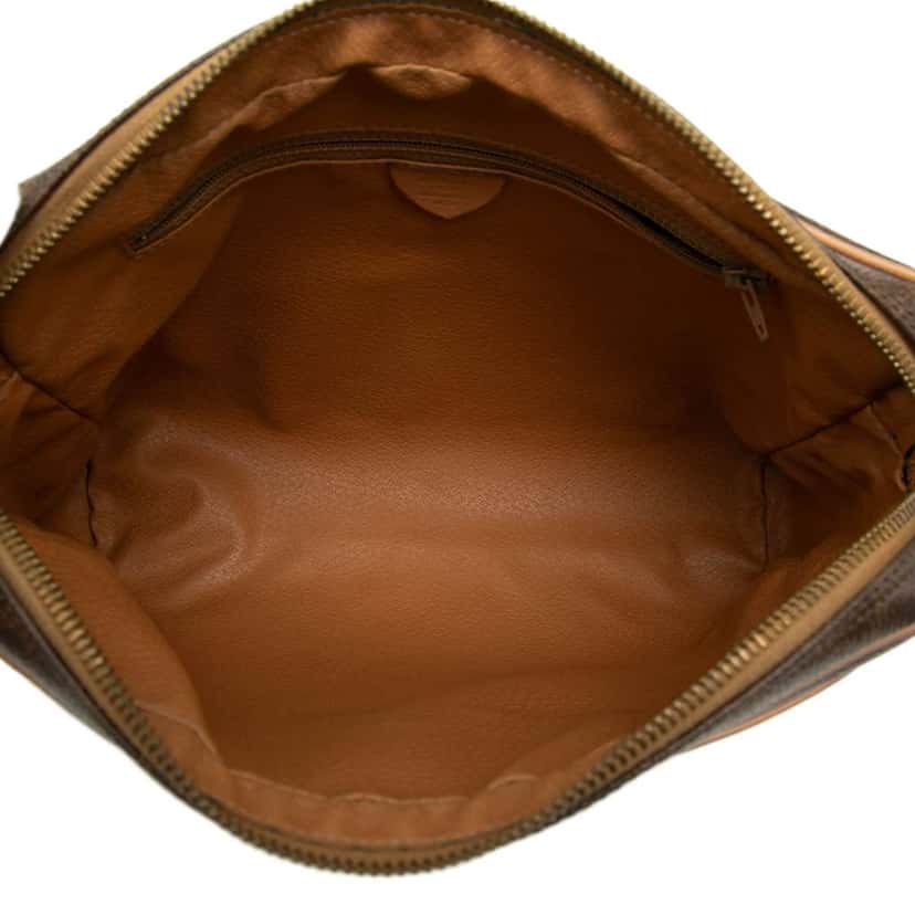 Celine Macadam Coated Canvas Clutch Brown Canvas Very good condition - Model View