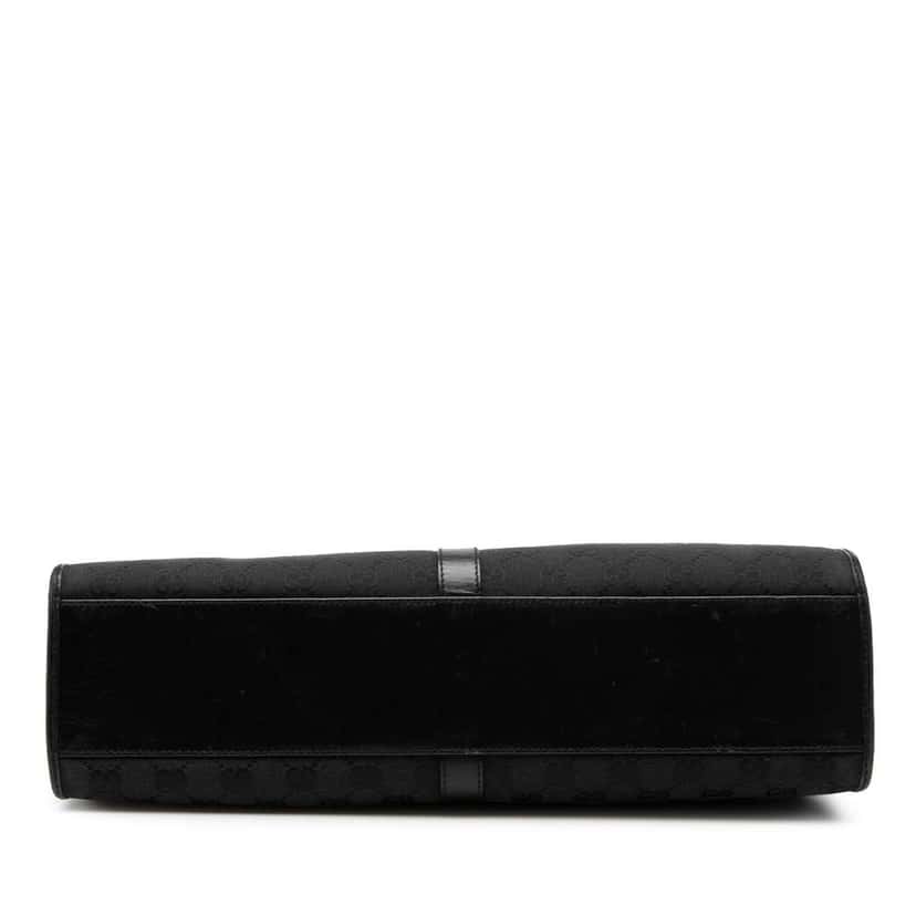 Gucci GG Canvas Jackie Tote Black Canvas Very good condition - Inside View