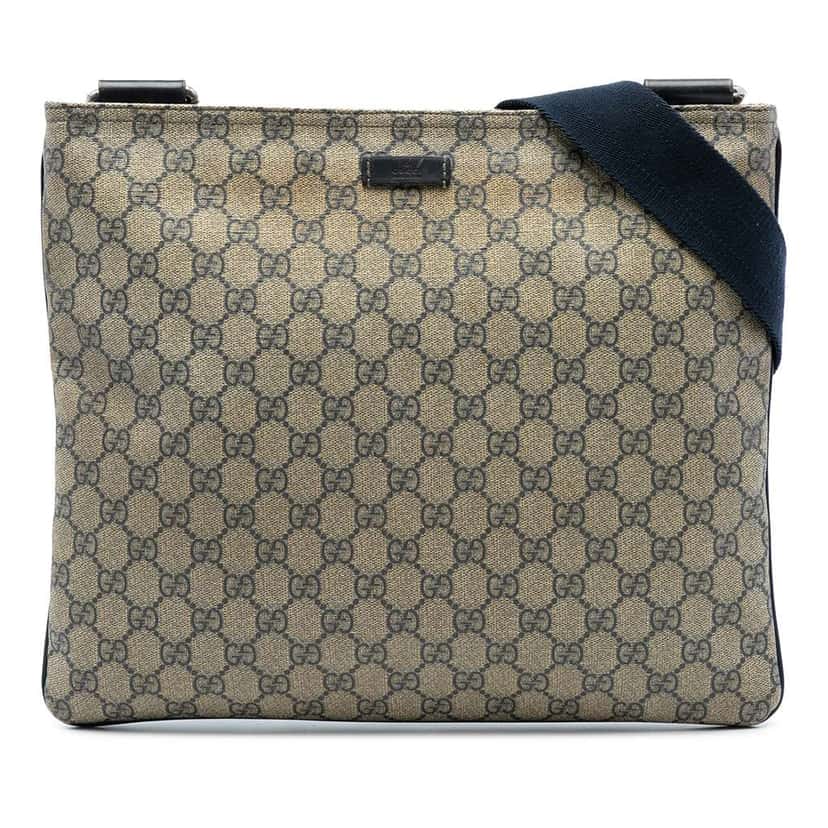 Gucci GG Supreme Crossbody Beige Very good condition - Front View