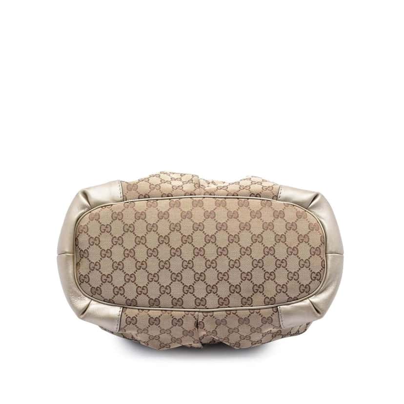 Gucci GG Canvas Sukey Satchel Beige Very good condition - Inside View