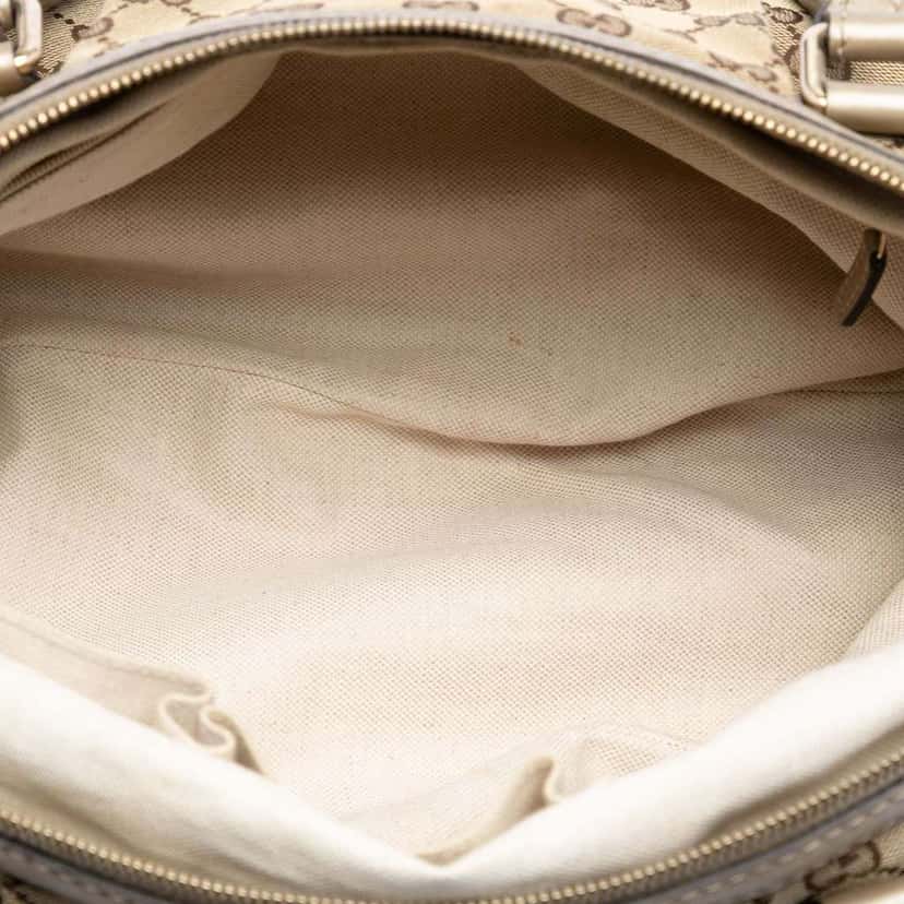 Gucci GG Canvas Sukey Satchel Beige Very good condition - Model View