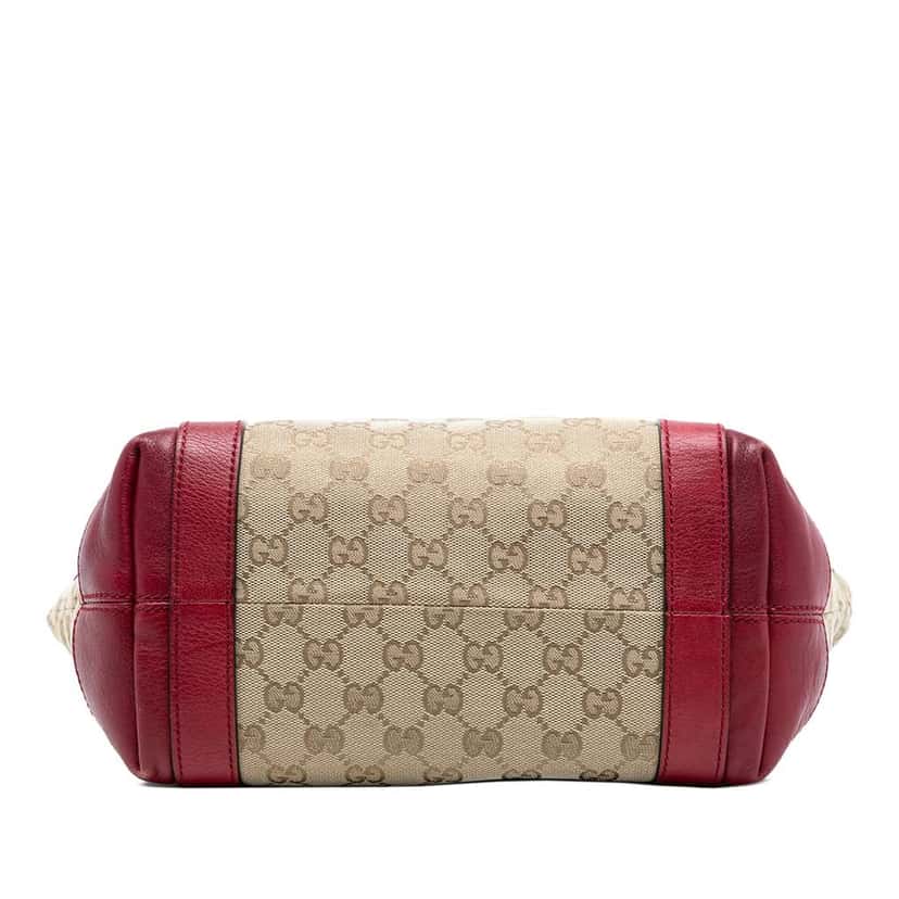 Gucci GG Canvas Twins Tote Beige Very good condition - Inside View