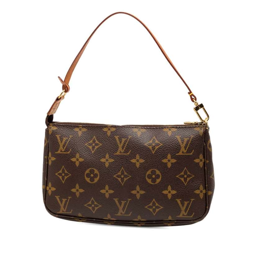 Louis Vuitton Monogram Pochette Accessoires Brown Very good condition - Back View