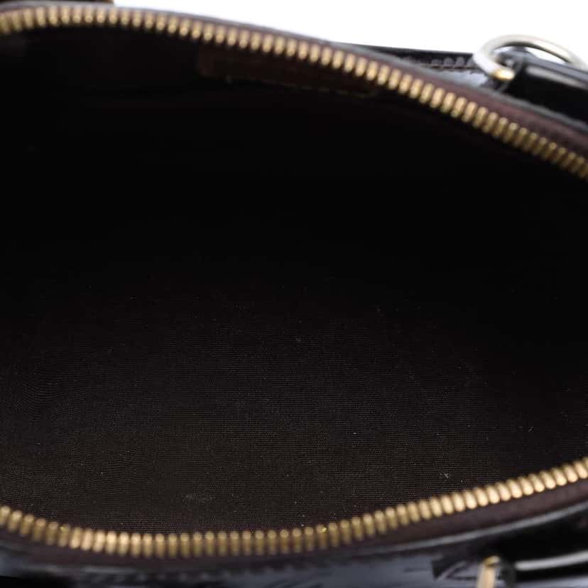 Louis Vuitton Monogram Vernis Alma BB Purple Leather Very good condition - Model View