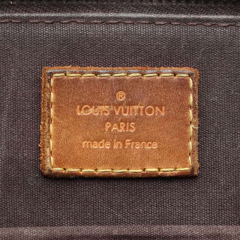 Louis Vuitton Monogram Vernis Alma BB Purple Leather Very good condition - Box View