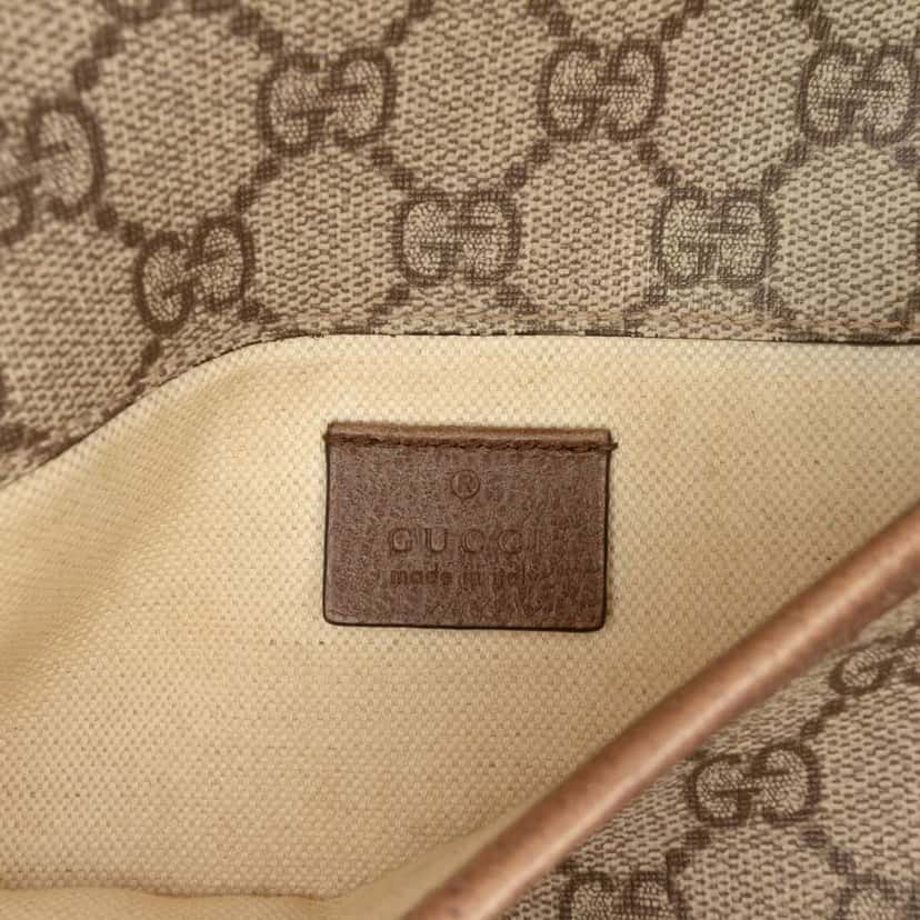 Gucci GG Supreme Web Neo Vintage Belt Bag Beige Very good condition - Box View