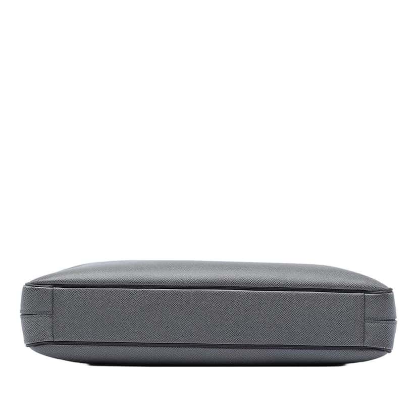 Louis Vuitton Taiga Porte Documents Business MM Grey Leather Very good condition - Inside View