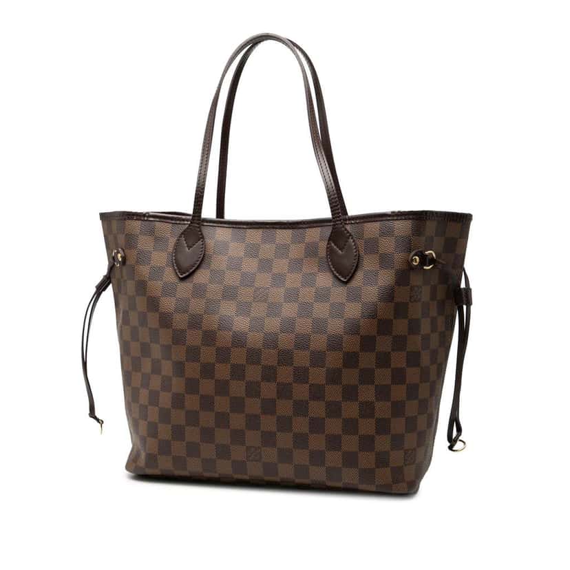 Louis Vuitton Damier Ebene Neverfull MM Brown Very good condition - Back View