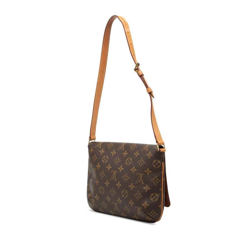 Louis Vuitton Monogram Musette Tango Short Strap Brown Very good condition - Back View
